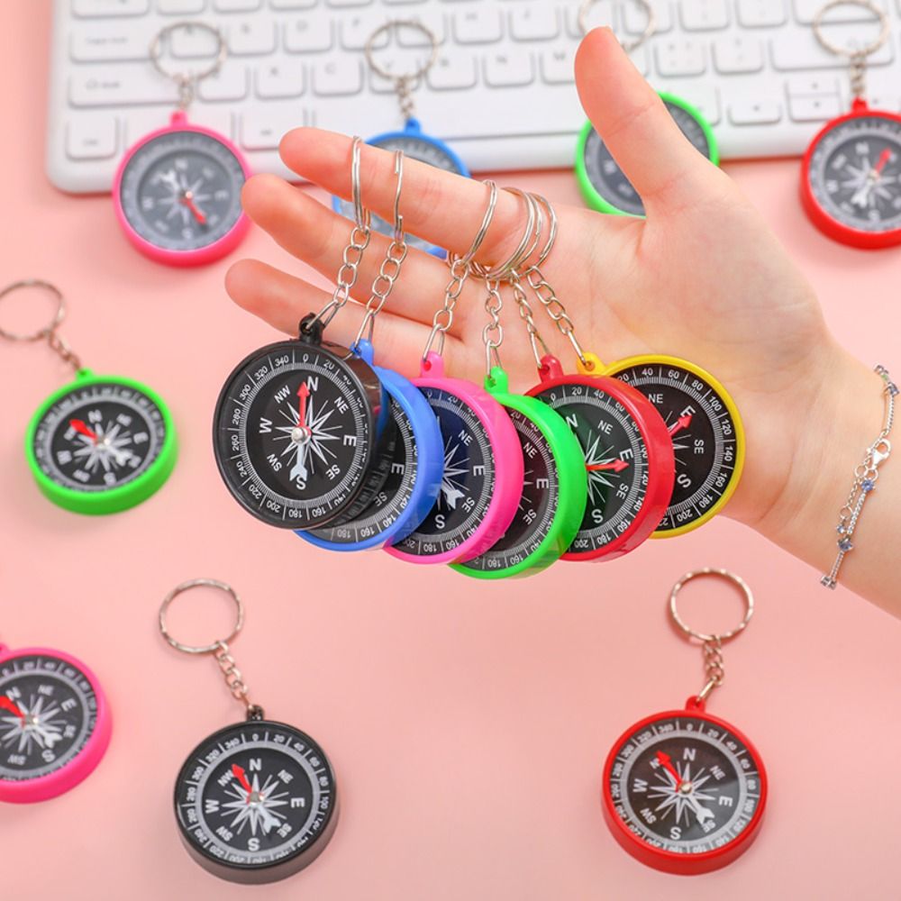 Outdoor Camping Pocket Compass - Compass Keychain Mini recension och pris