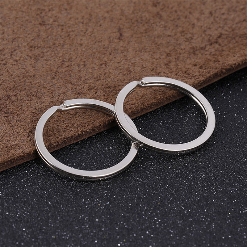 10pcs 28mm Keychain Split Ring - Compass Keychain Mini recension och pris