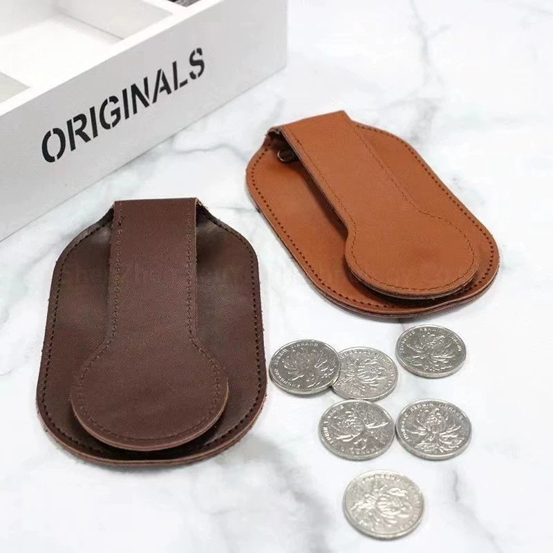 Women Foldable EDC Coin Purse  - Leather Edc. Carry Pouch recension och pris