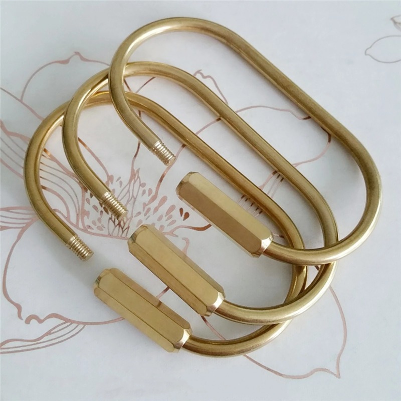 Solid Brass Screw Lock Keychai - Edc Car Carry recension och pris