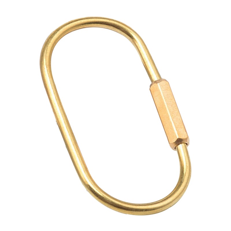 Solid Brass Screw Lock Keychai - Edc Car Carry recension och pris