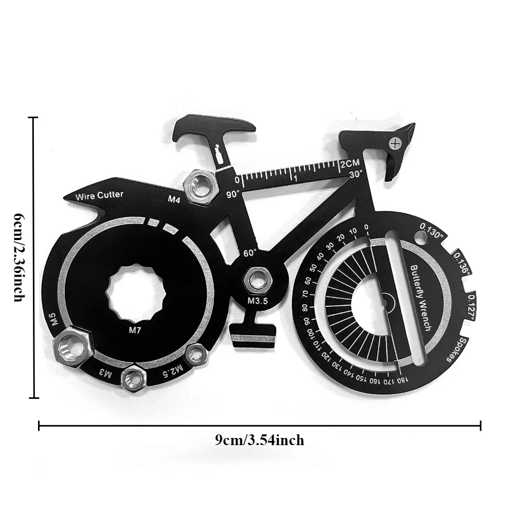 ​​20-in-1 Bicycle Multitool Ca - Multitool Credit Card recension och pris