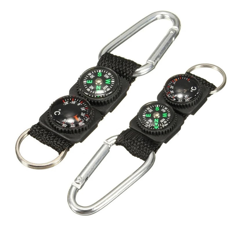1pc Universal Multifunction 3  - Compass Keychain Mini recension och pris