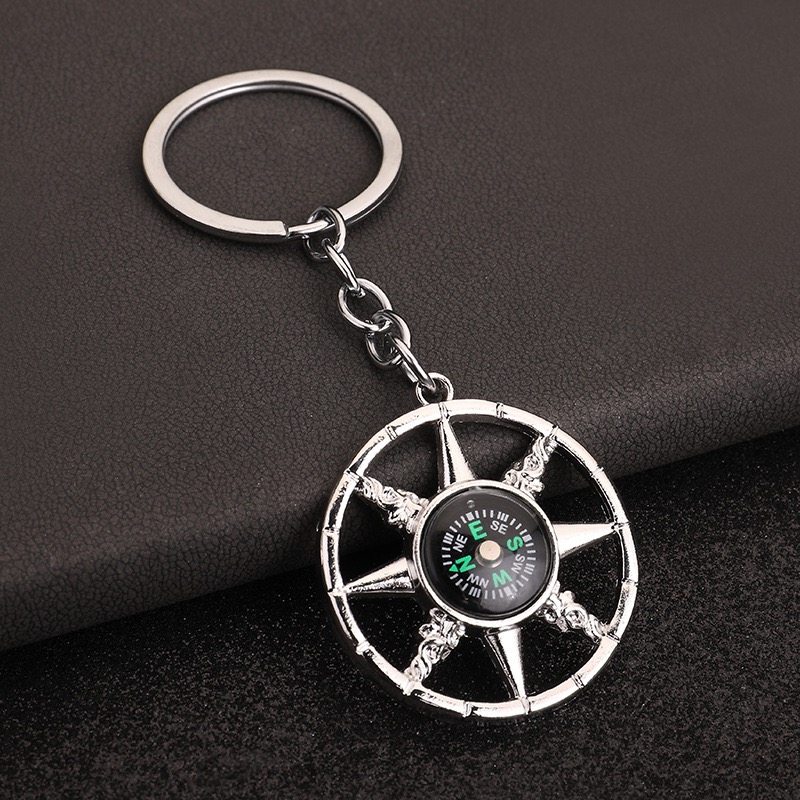 Unique Nautical Compass Keycha - Compass Keychain Mini recension och pris