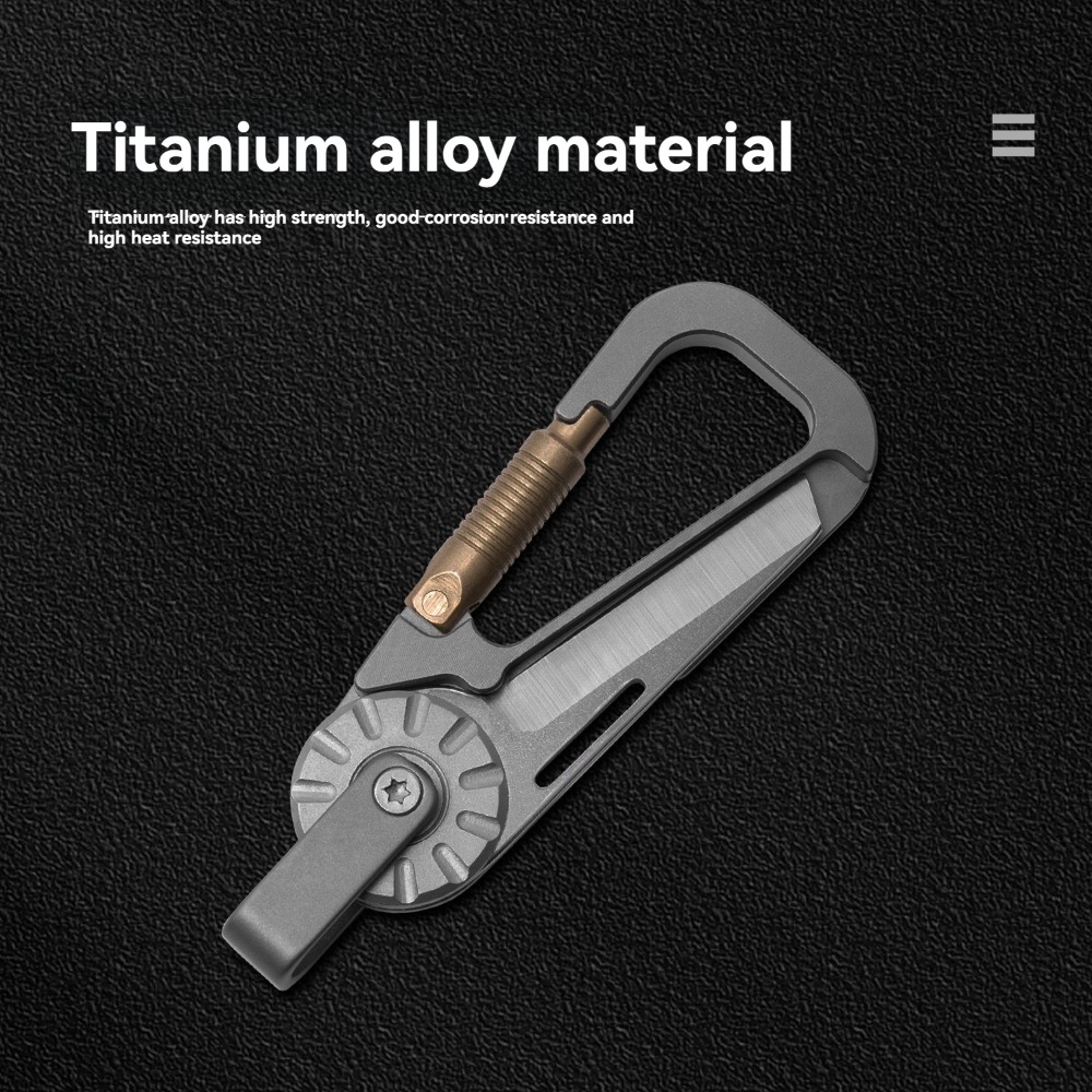 New Mini Titanium Alloy Keycha - Edc Car Carry recension och pris