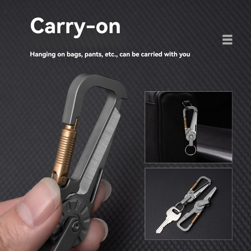 New Mini Titanium Alloy Keycha - Edc Car Carry recension och pris