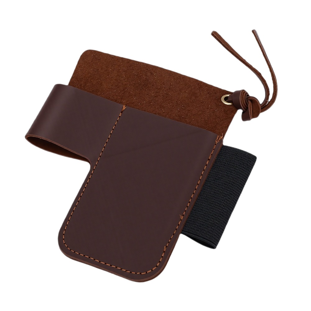 Durable Cowhide Leather Multit - Leather Edc. Carry Pouch recension och pris