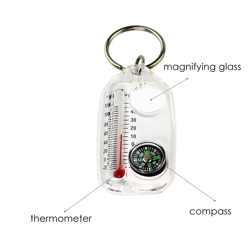 Mini Keychain multifunction Ca - Compass Keychain Mini recension och pris