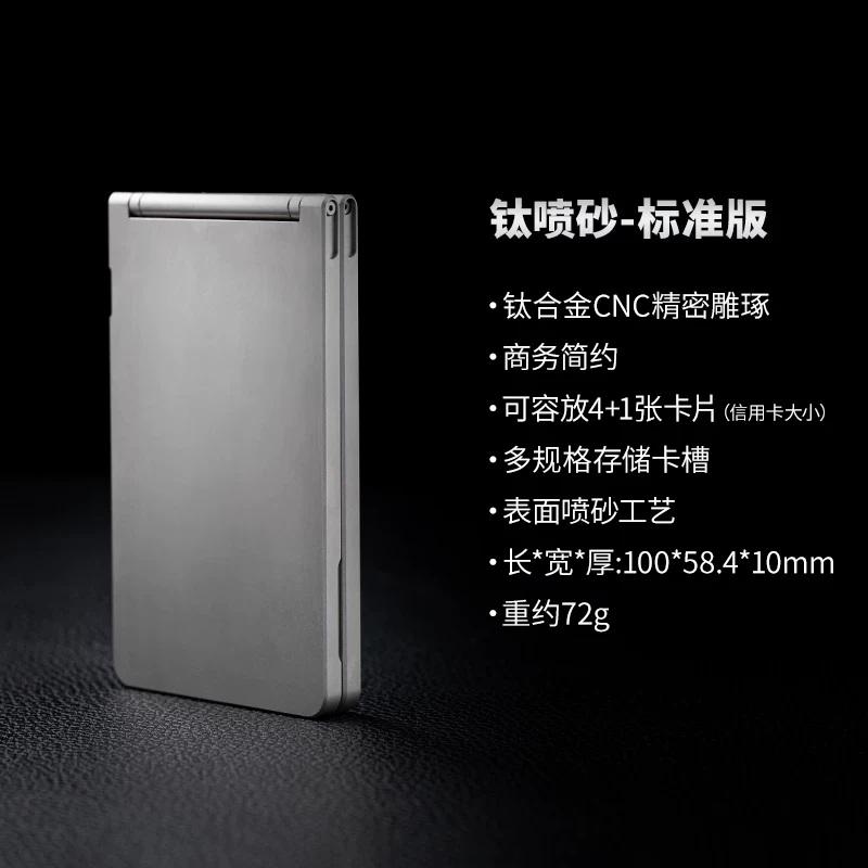 Titaner Titanium/Aluminum Allo - Wallet Slim Titanium recension och pris