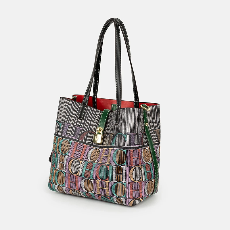 CH Art Color Printed Handbag S - Edc Carry Bag recension och pris
