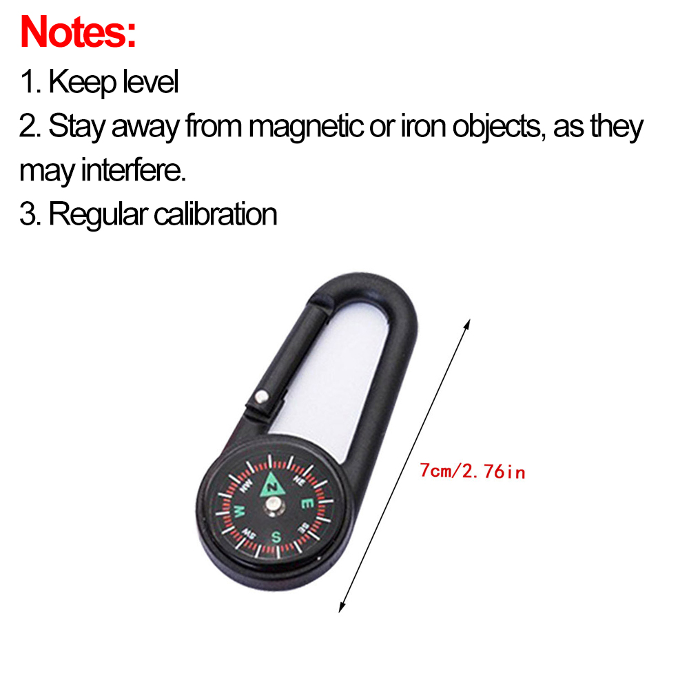Outdoor Compass Carabiner Mini - Compass Keychain Mini recension och pris