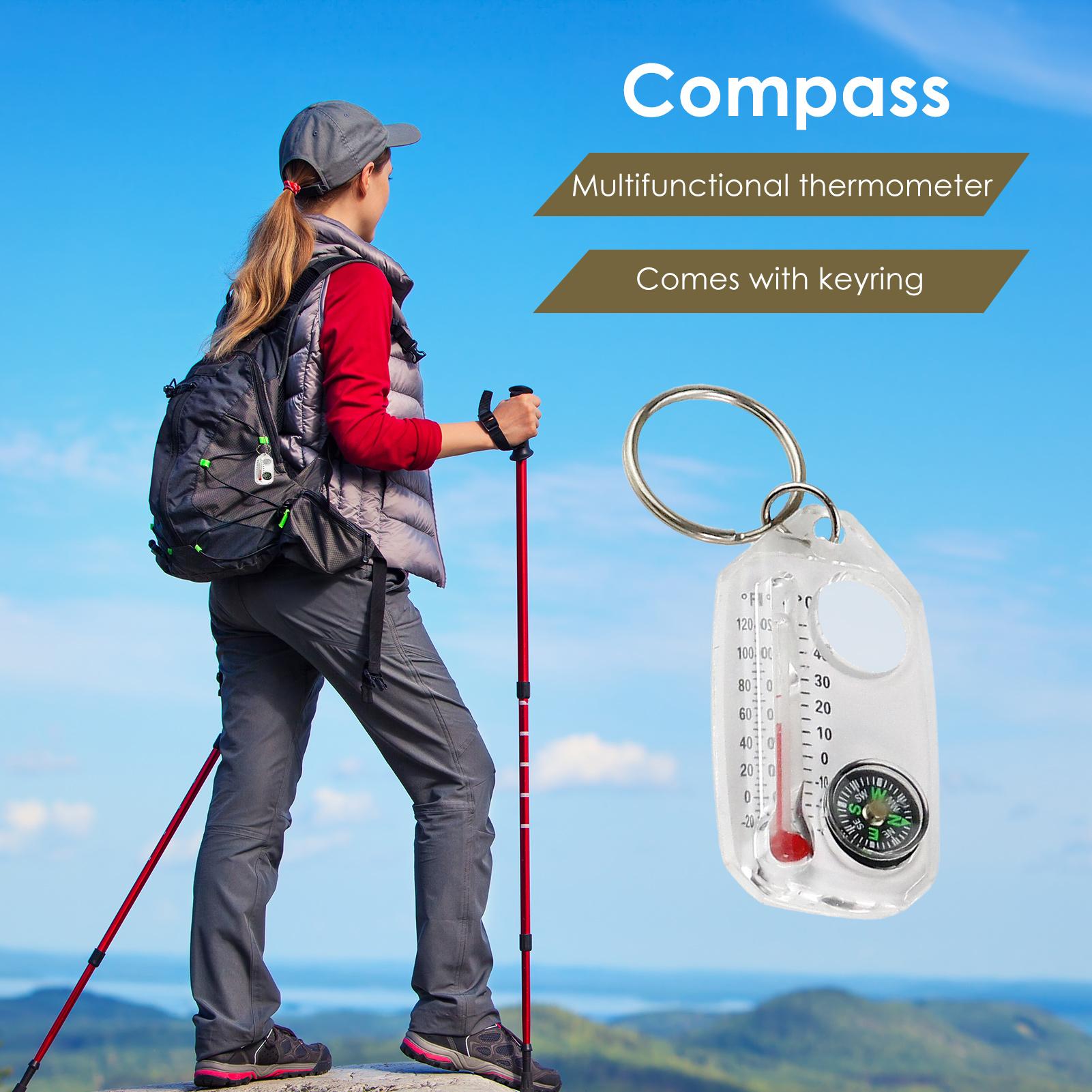 Multi-function Mini Keychains  - Compass Keychain Mini recension och pris