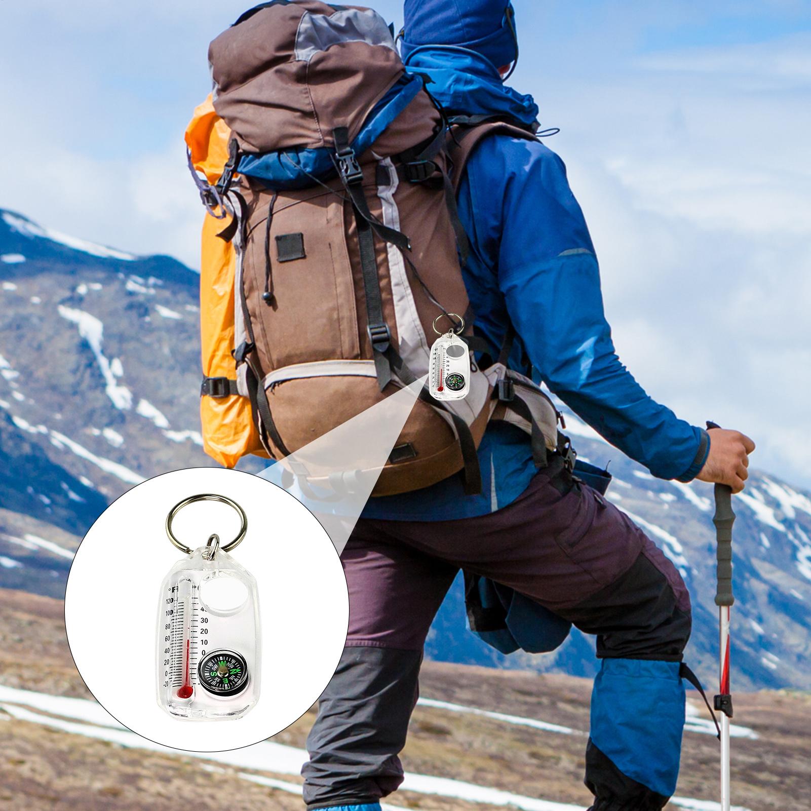 Multi-function Mini Keychains  - Compass Keychain Mini recension och pris