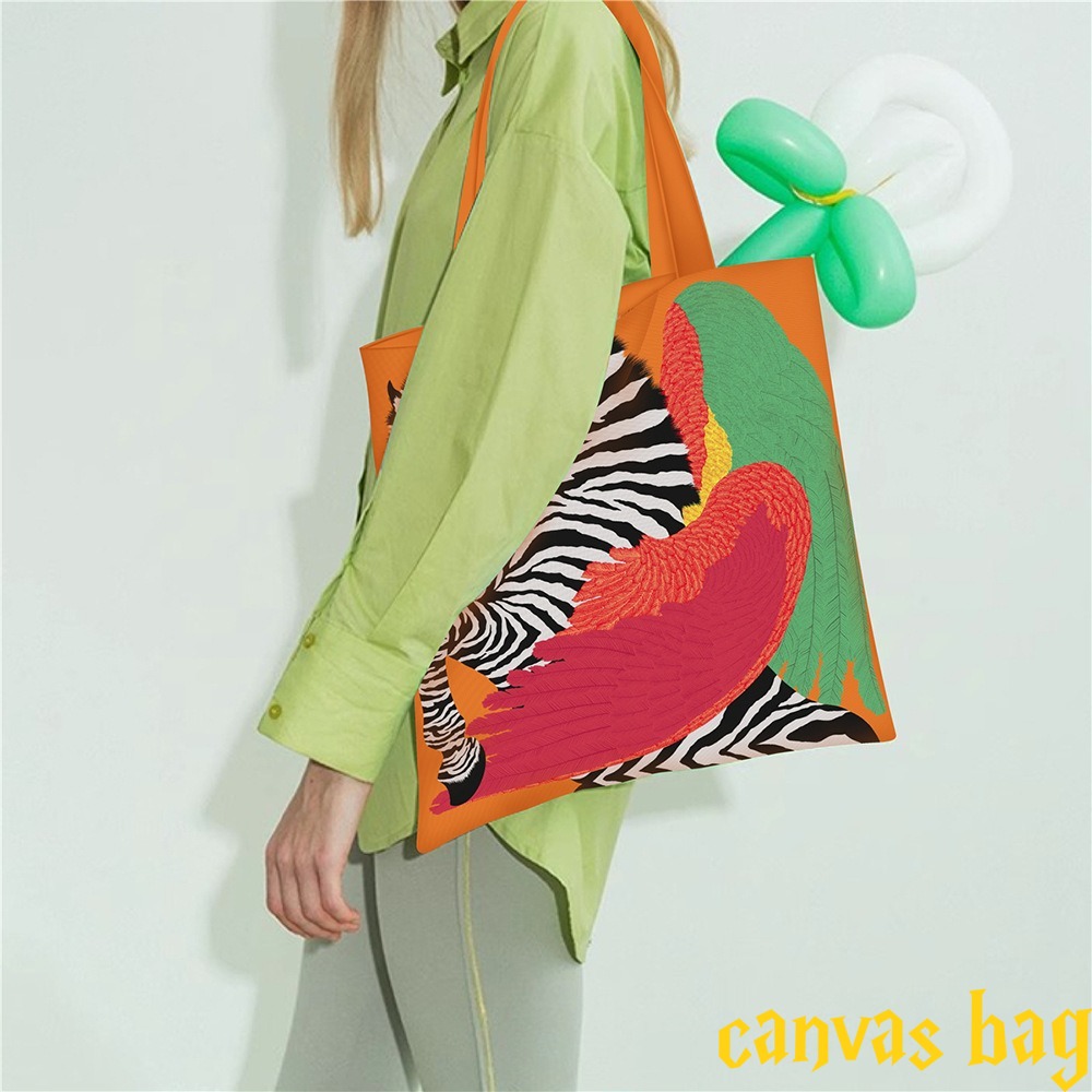 Fashion Multi-color Canvas Bag - Edc Carry Bag recension och pris