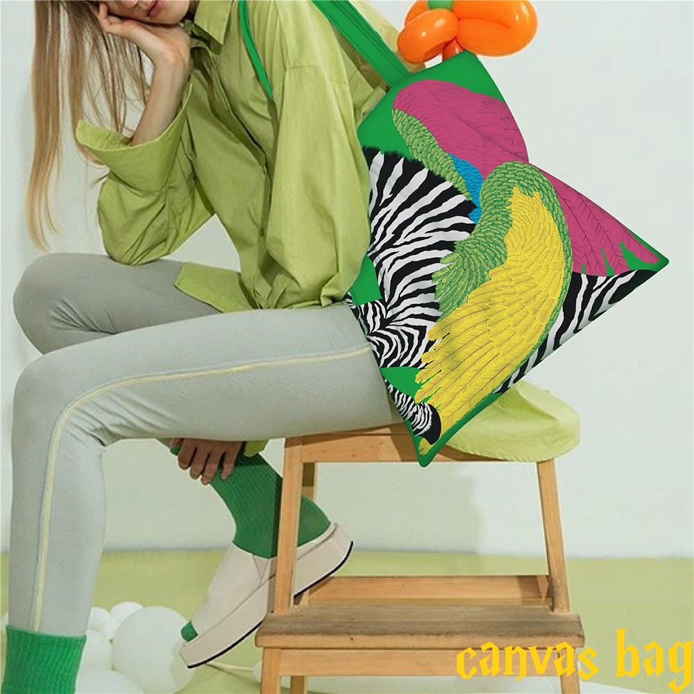 Fashion Multi-color Canvas Bag - Edc Carry Bag recension och pris