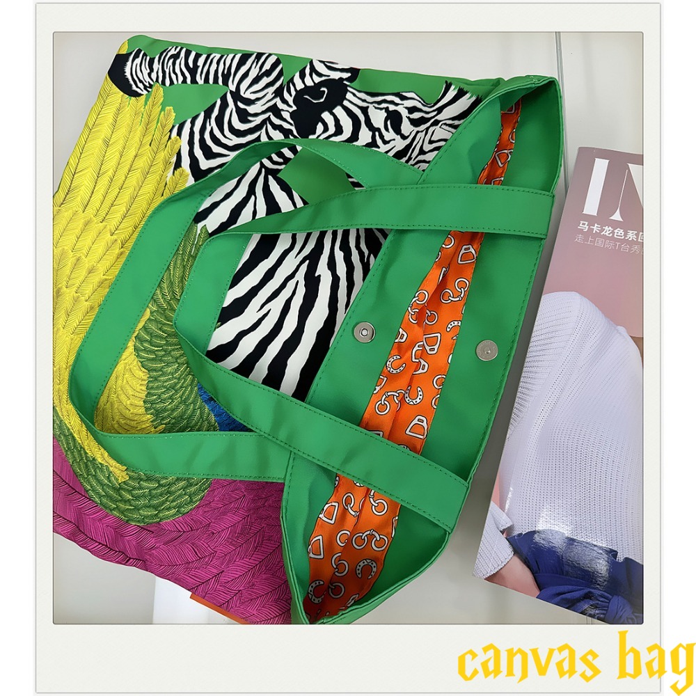 Fashion Multi-color Canvas Bag - Edc Carry Bag recension och pris