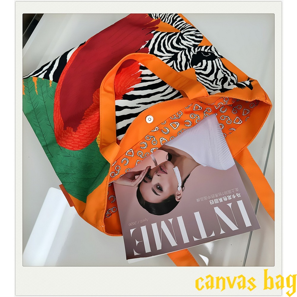 Fashion Multi-color Canvas Bag - Edc Carry Bag recension och pris