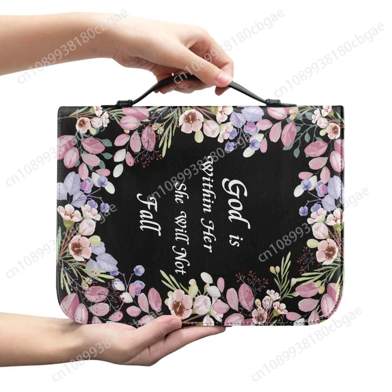 Flowers Verse Pattern Leather  - Edc Carry Bag recension och pris