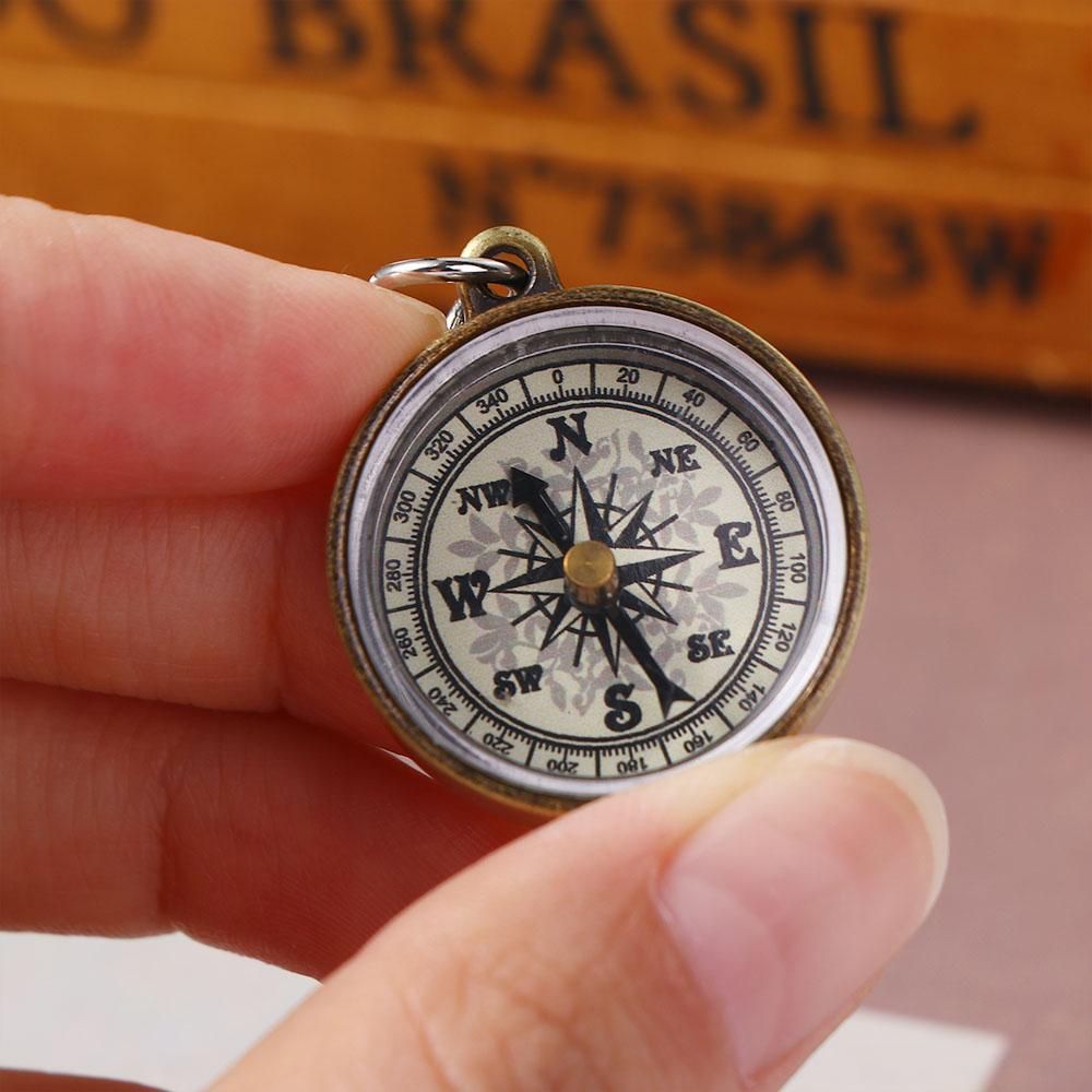 Portable Vintage Mini Survival - Compass Keychain Mini recension och pris