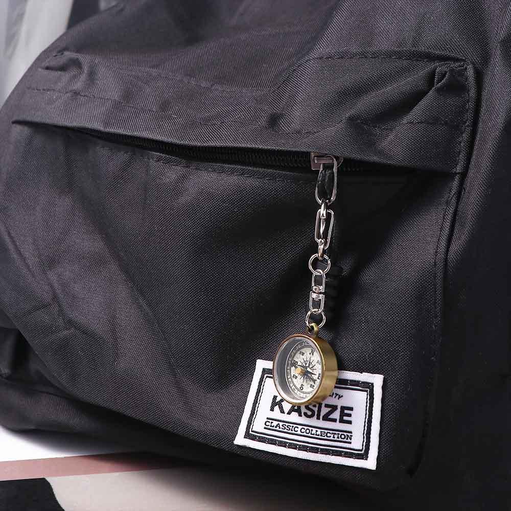 1 PCS Keychain Zinc Alloy Vint - Compass Keychain Mini recension och pris