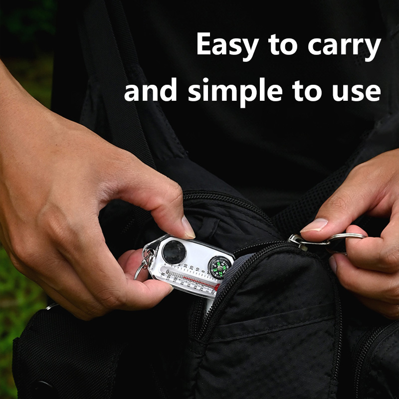 Outdoor Equipment Compass Ther - Compass Keychain Mini recension och pris