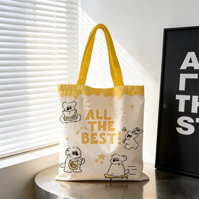 New Cartoon Comic Printed Canv - Edc Carry Bag recension och pris
