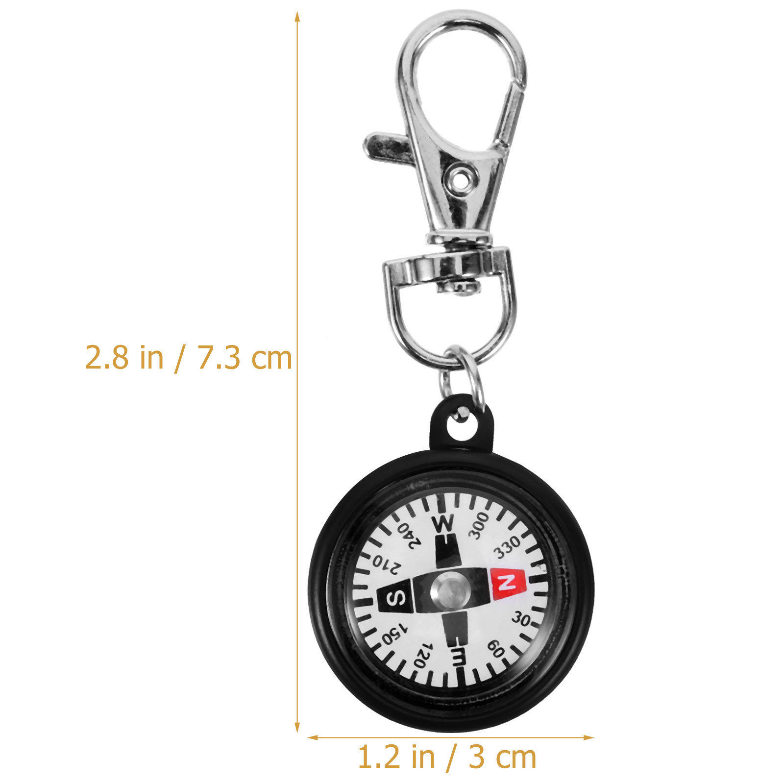 Plastic Pocket Compass Outdoor - Compass Keychain Mini recension och pris