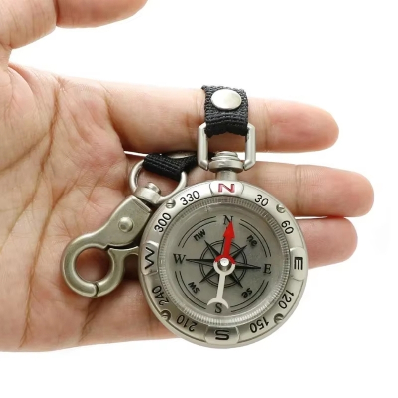 Mini Compass With Lanyard Key  - Compass Keychain Mini recension och pris