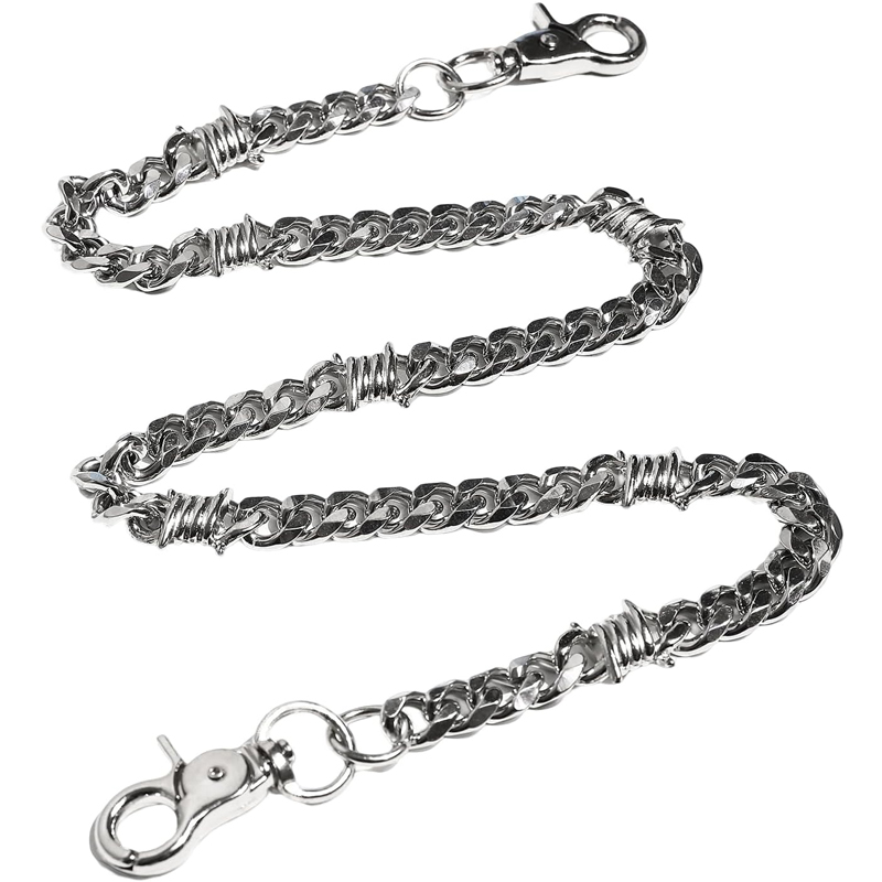 Biker Wallet Chain for Men Boy - Wallet Slim Titanium recension och pris
