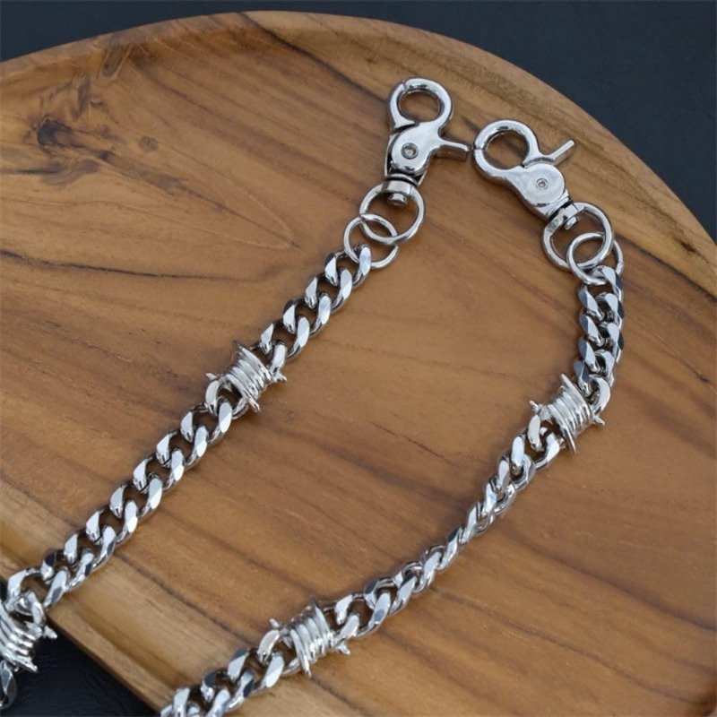 Biker Wallet Chain for Men Boy - Wallet Slim Titanium recension och pris
