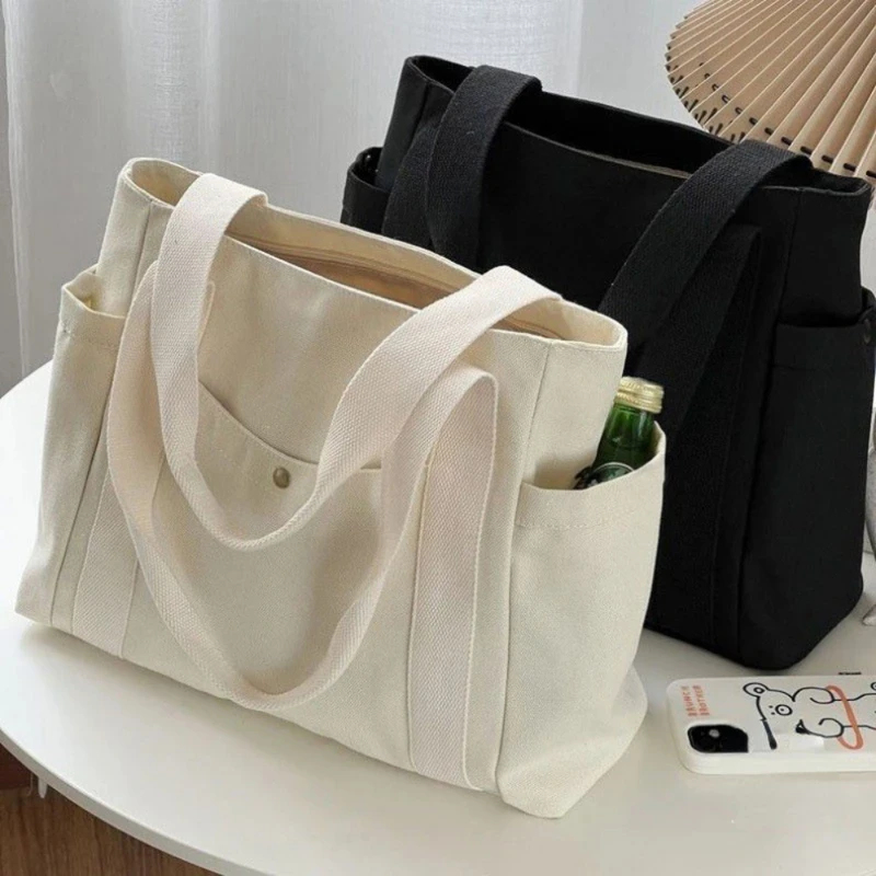 Large Capacity Canvas Tote Bag - Edc Carry Bag recension och pris