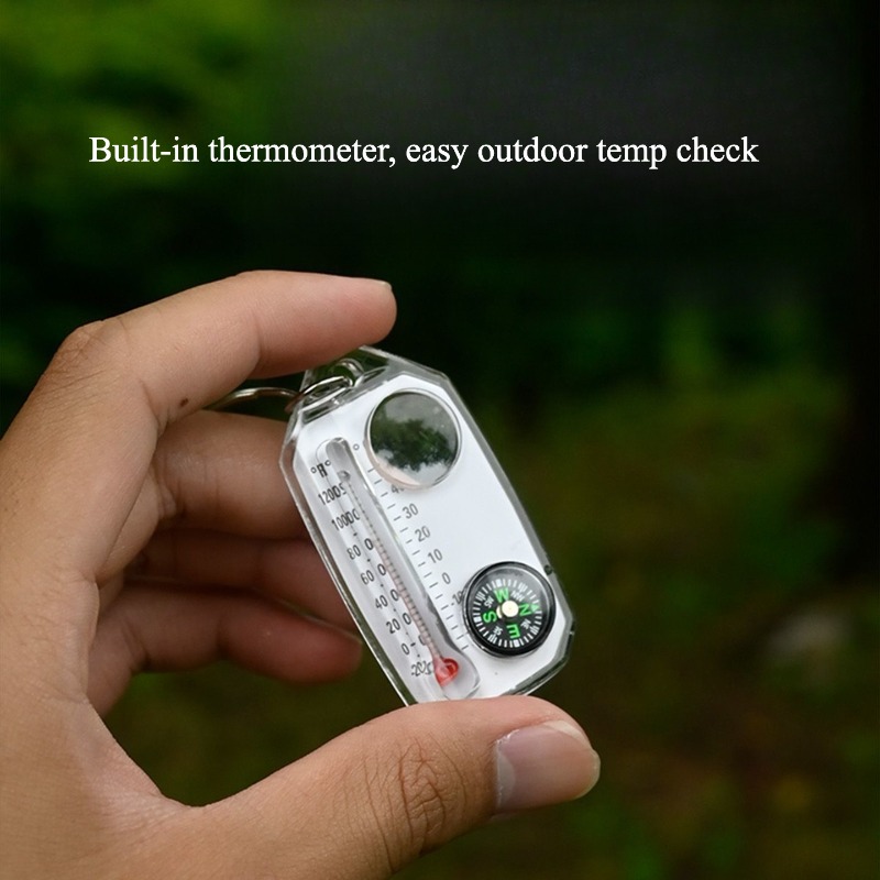 Outdoor Survival Compass Keych - Compass Keychain Mini recension och pris