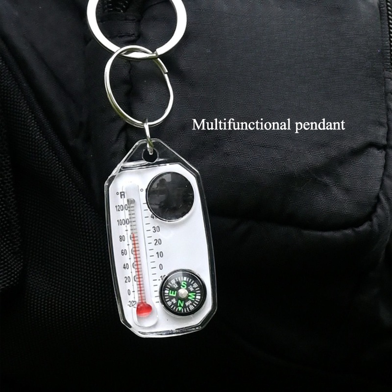 Outdoor Survival Compass Keych - Compass Keychain Mini recension och pris