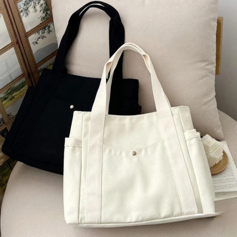 Large Capacity Canvas Tote Bag - Edc Carry Bag recension och pris